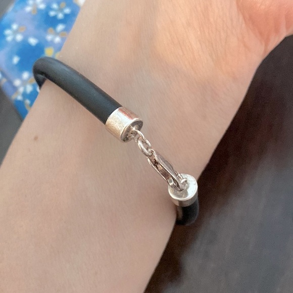 Sterling silver uniquely crafted silicon  bracelet, handmade in Mexico 🇲🇽 - Picture 5 of 5